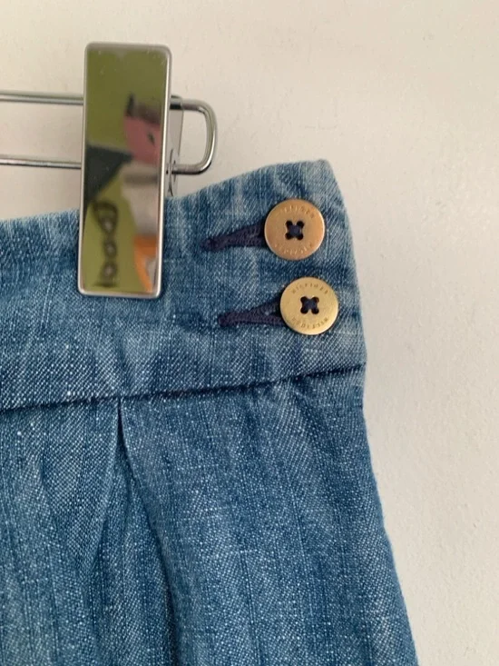 Tommy Hilfiger Denim Pleated Skirt - Picture 5 of 8